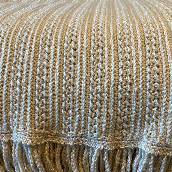 New hand crocheted throw blanket - Picture 3 of 4